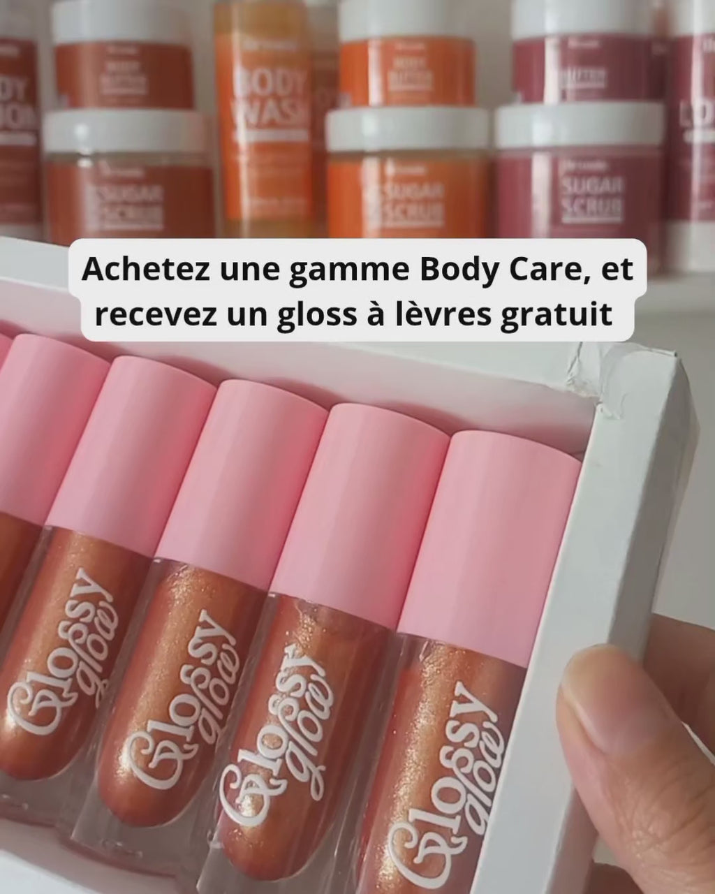Gamme body care routine complète + gloss à lèvres offert (Tropical Mango)